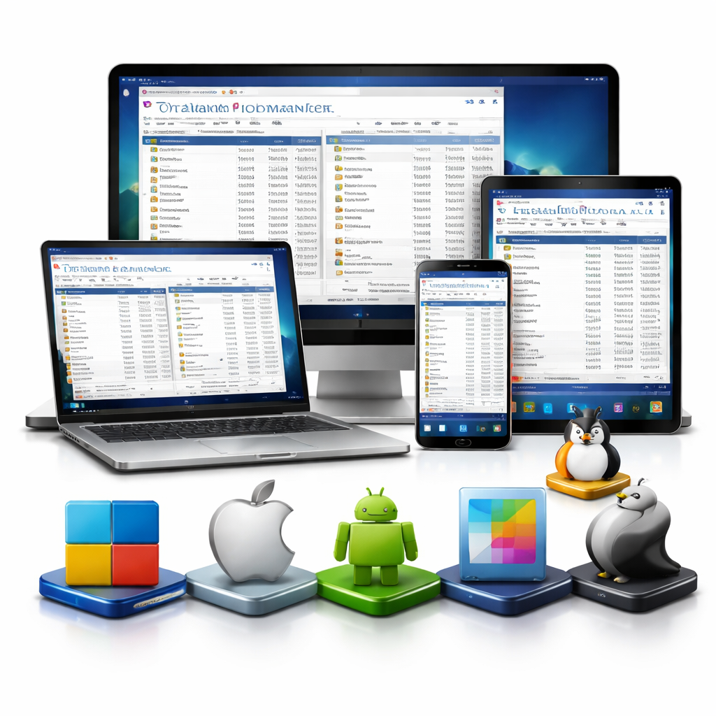 Total Commander 11.03 多系统兼容性示意图